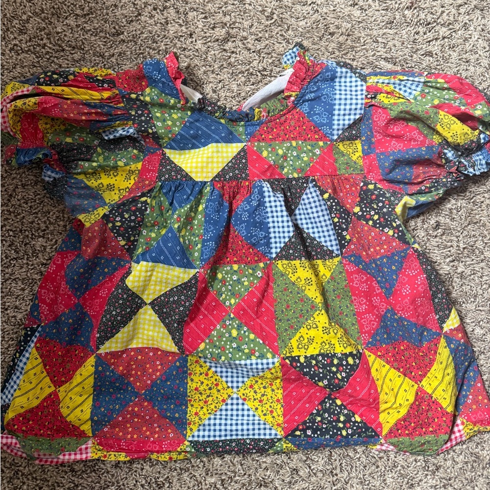 Doen Multicolor Patchwork Blouse